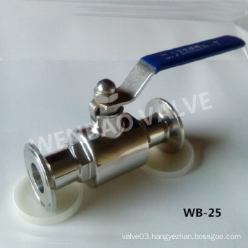 2-Part Full Way Sanitary Ball Valve with Clamp Ends